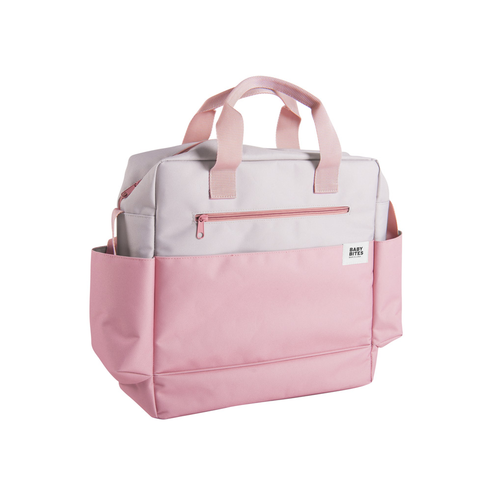 Baby Bites, Torba do Wózka Stroller Bag Shark Stone/Pink