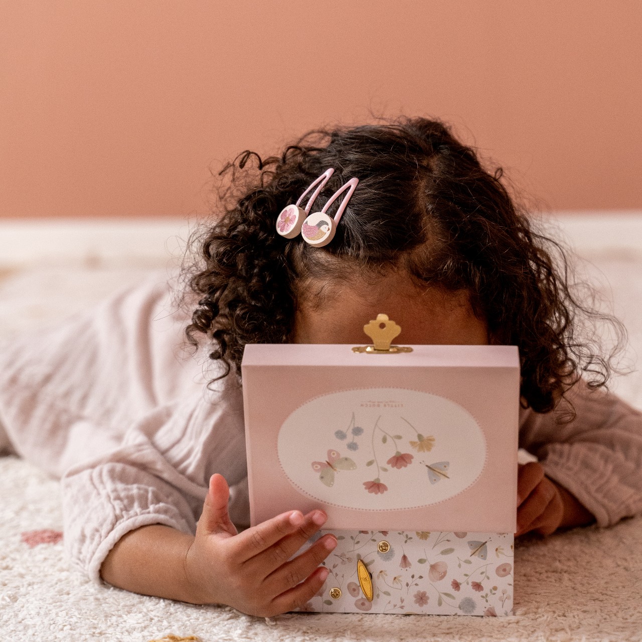 Little Dutch Biżuteria Drewniana Flowers & Butterflies 3+