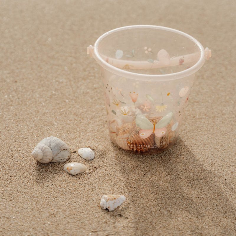 Little Dutch, Wiaderko przezroczyste różowe