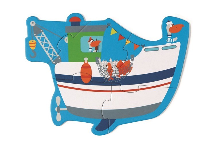 Scratch Pierwsze Puzzle Pojazdy 2+ 6el.