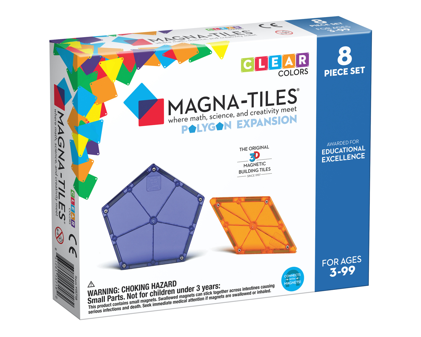 Magna-Tiles Polygons Zestaw Rozszerzający 3+