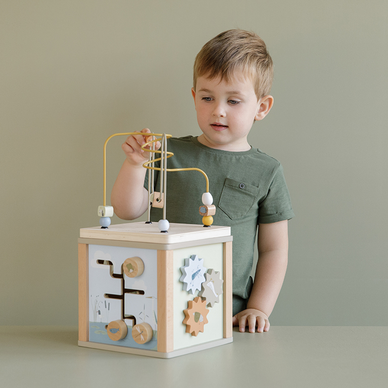 Little Dutch Kostka Aktywizująca Little Goose Mięta 18m+