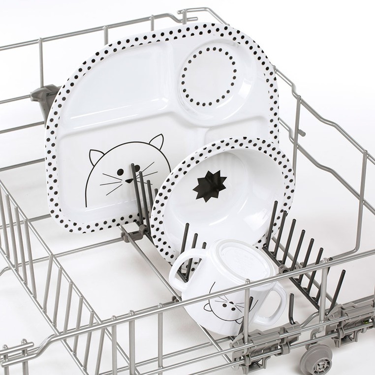 Lassig Miseczka z melaminy Little Chums Kot 1+