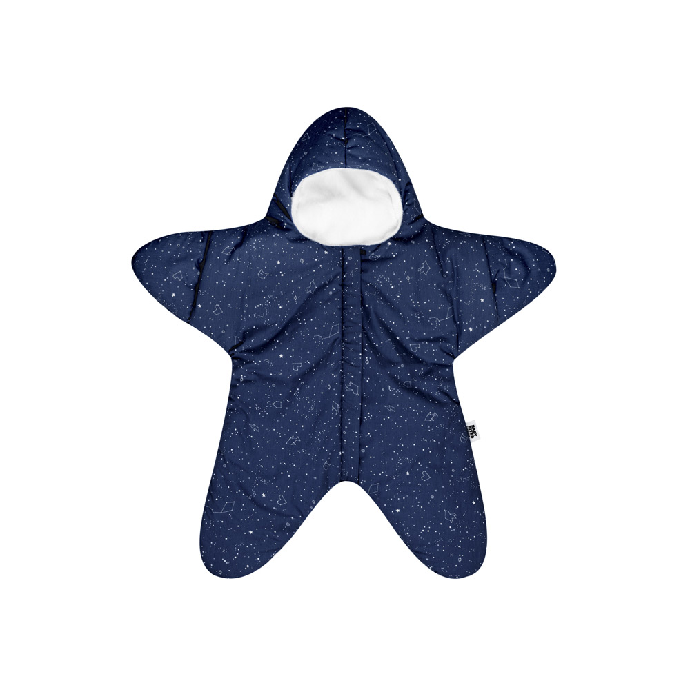 Baby Bites Kombinezon Zimowy Star 3-6m Navy Blue