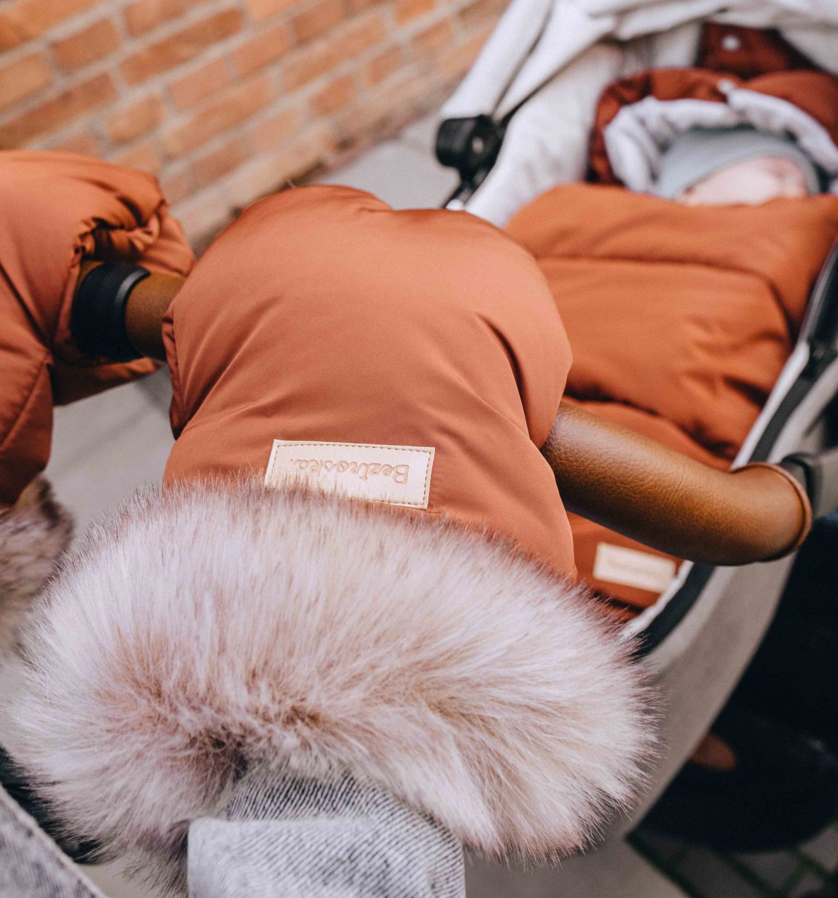 Śpiworek do wózka Robin Chudek - cynamon 0-12m