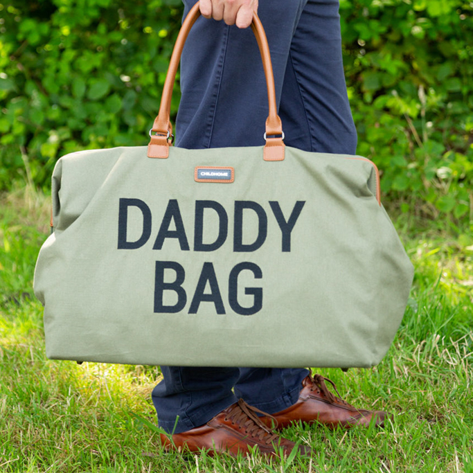 Childhome Torba Daddy Bag Canvas Khaki | Torba dla Taty
