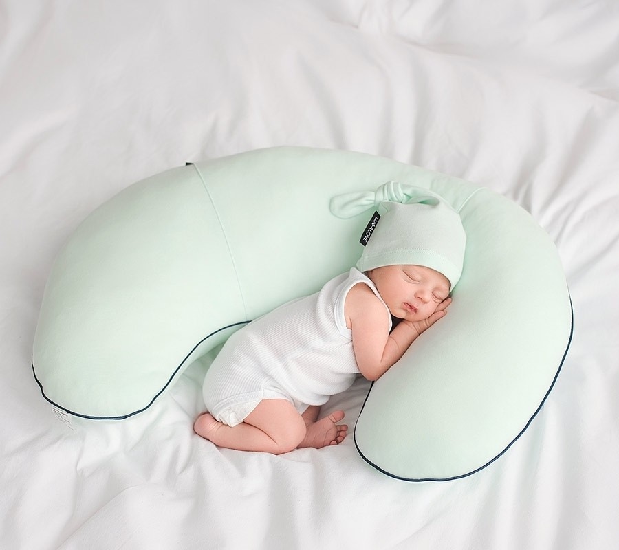 Lullalove Zapasowa poszewka na rogal miętowa