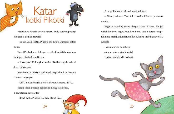 Bajki krasnoludka Bajkodłubka - nauka czytania 6+