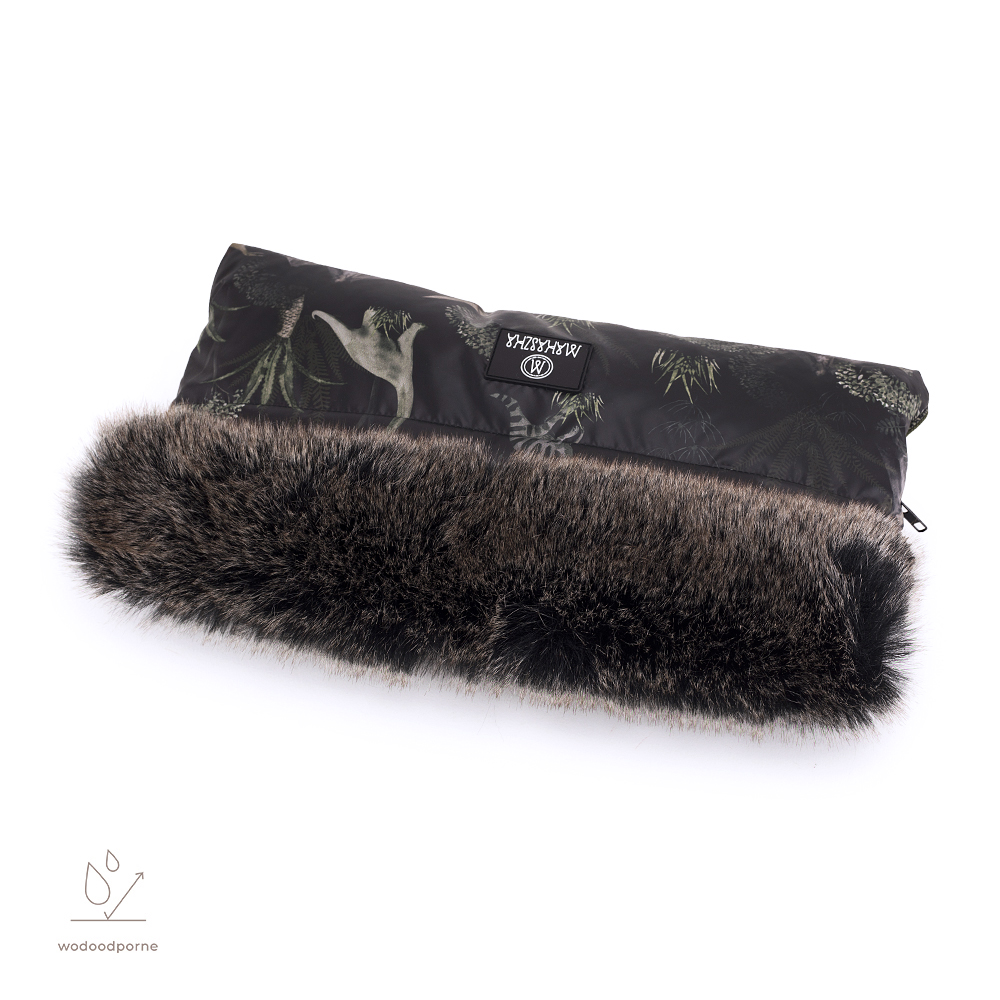 Makaszka Mufka Zimowa Dino World do wózka 0+