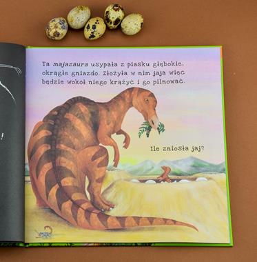 Api Papi Dinozaury Podświetl i Odkryj Książka Aktywizująca 3+