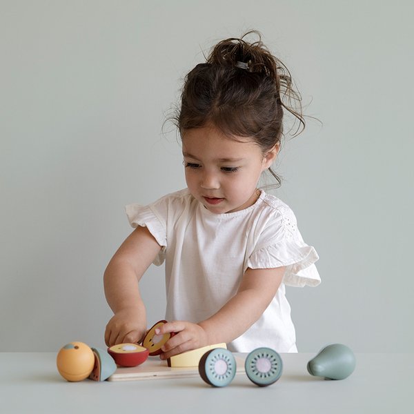 Little Dutch Deska do krojenia z owocami 2+