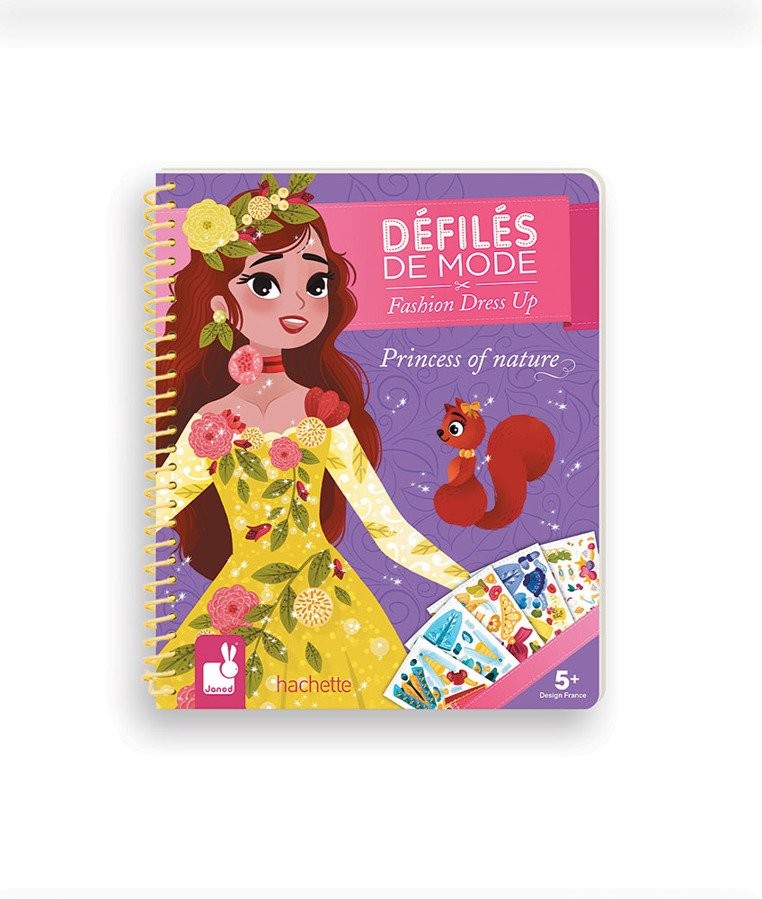 Janod Zeszyt kreatywny Księżniczki i natura 5+ lat