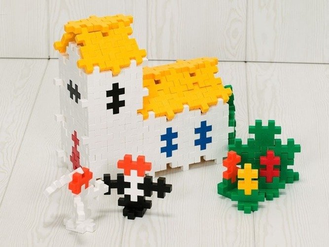 Plus-Plus, Midi Basic - 70 szt walizka metal i książeczka