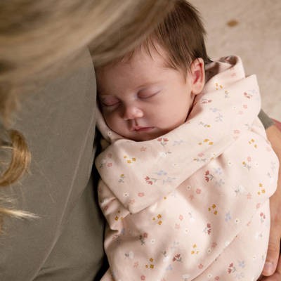 Little Dutch Ręcznik Kapturkowy Little Pink Flowers 75x75cm