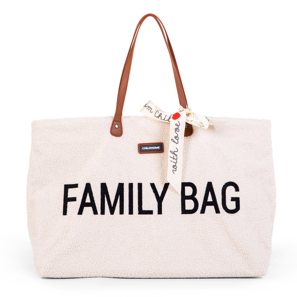 Childhome Torba Family Bag Teddy Bear White - Limitowana Edycja