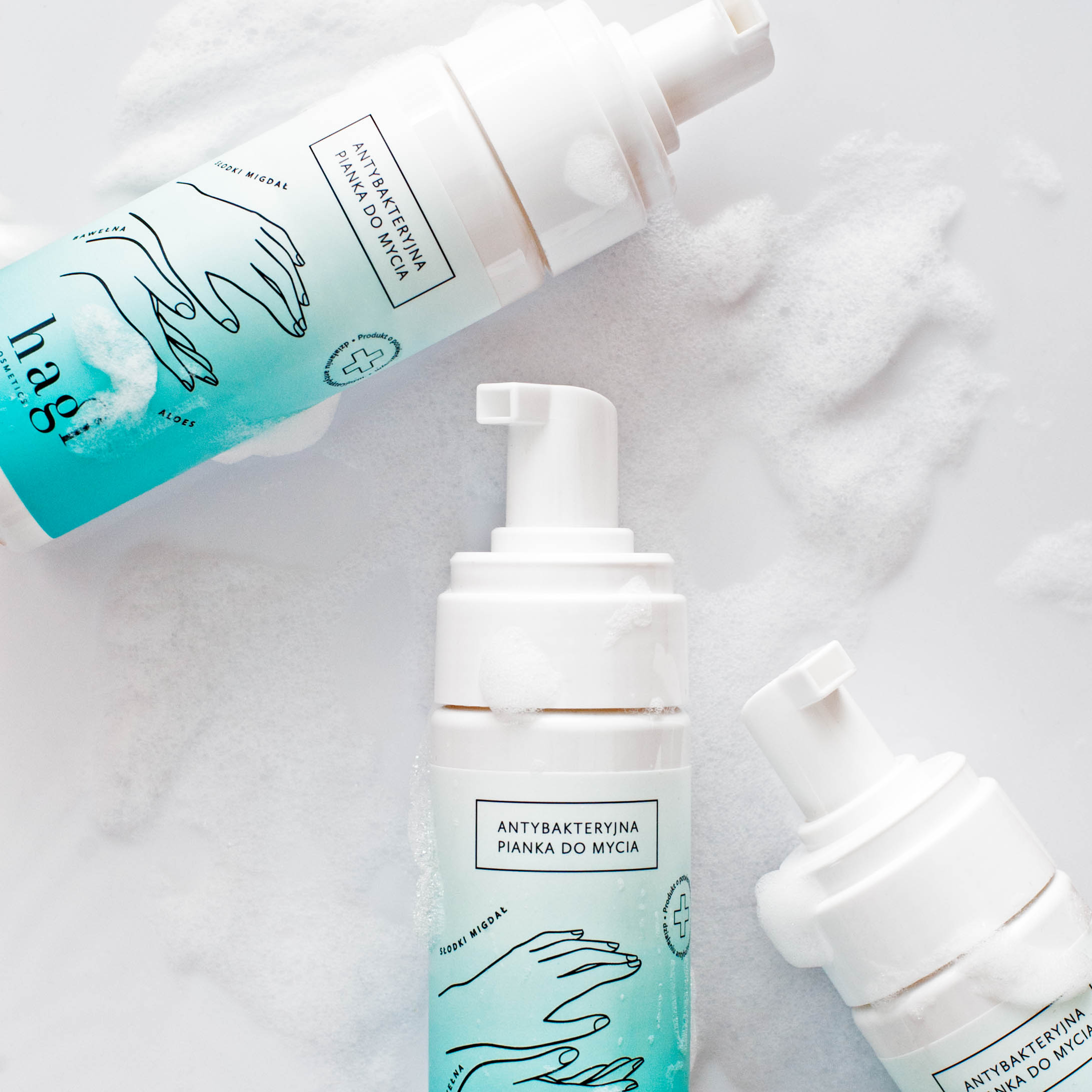 Hagi Cosmetics Antybakteryjna pianka do mycia 150ml