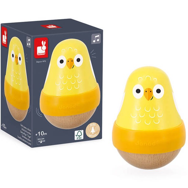 Janod Wańka-wstańka Ptaszek Tropik Dzwonek 10m+