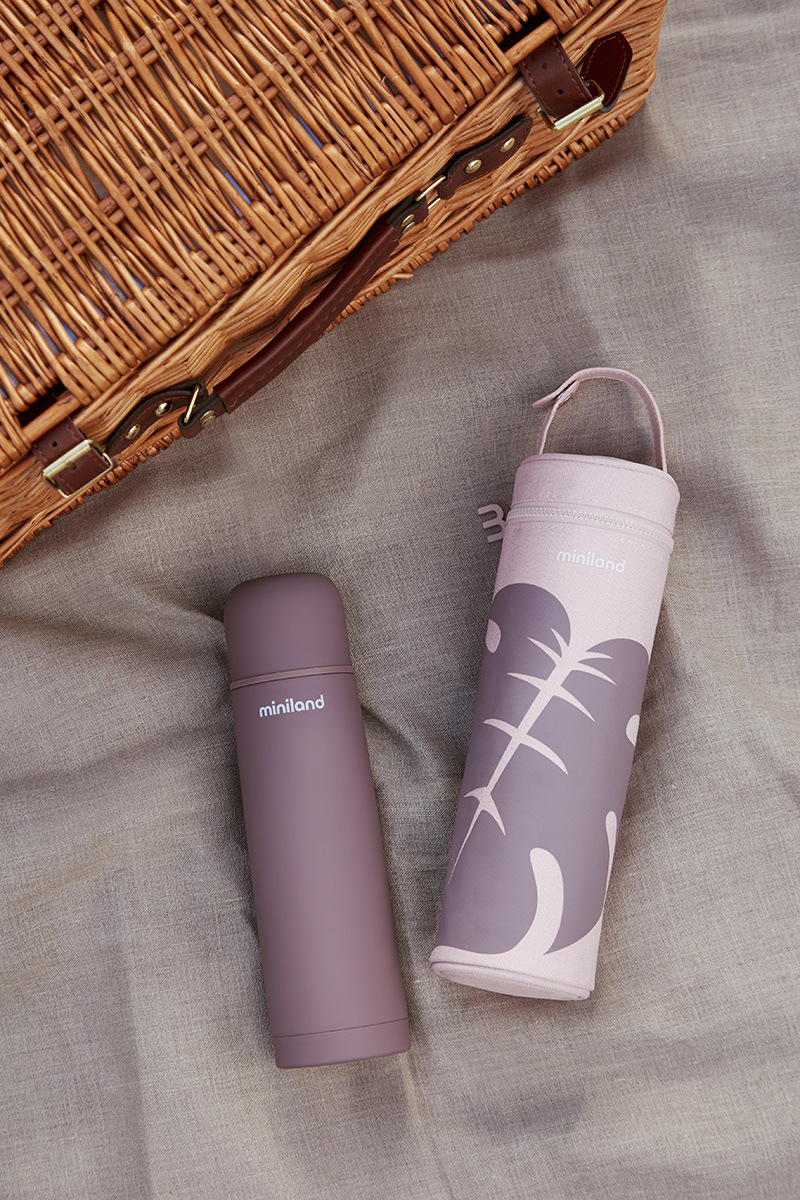 Miniland Termos Terra 500 ml śliwkowy