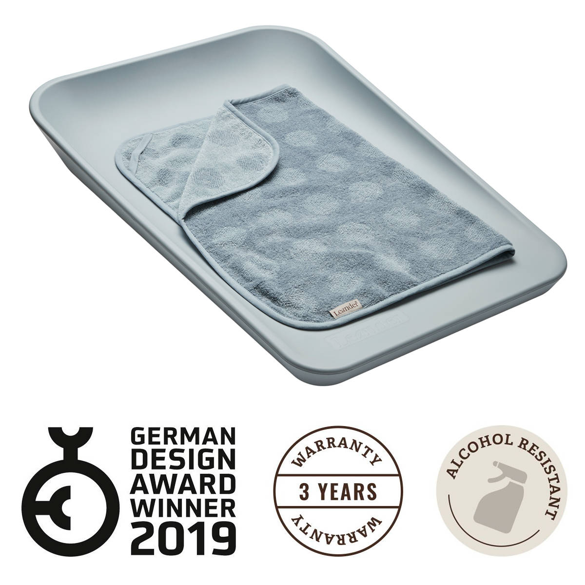 Leander Matty Przewijak Piankowy Niebieski | 0+