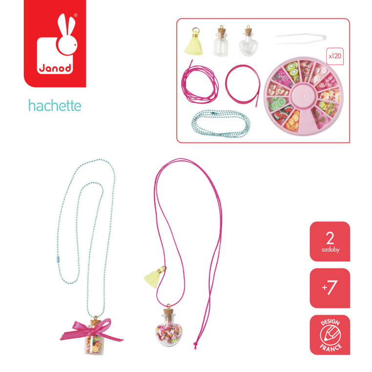 Janod Zestaw Biżuteria Fiolki ze Słodyczami 7+