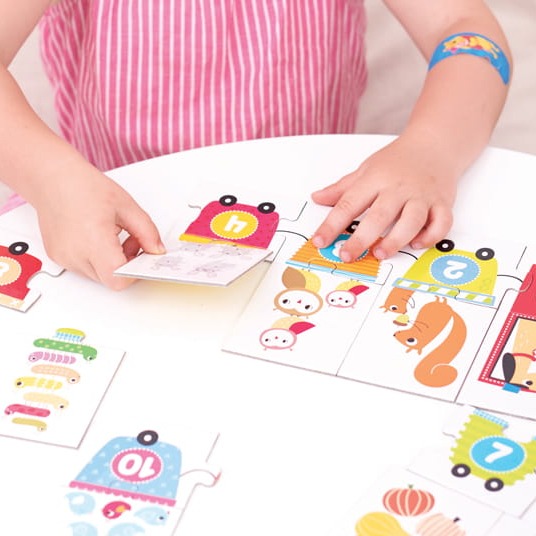 Czuczu Puzzle Cyferki Edukacyjne 1+