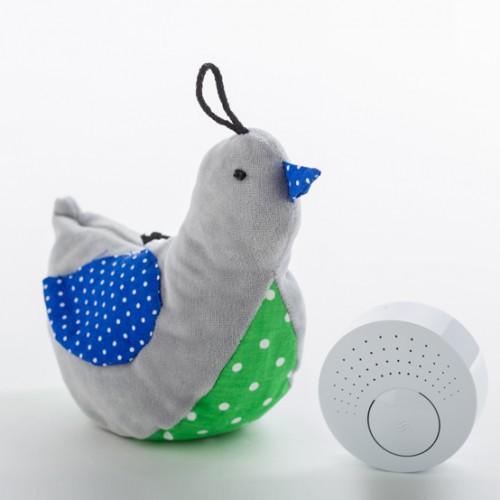 Whisbird Szumiący Ptaszek (szary) - 0+