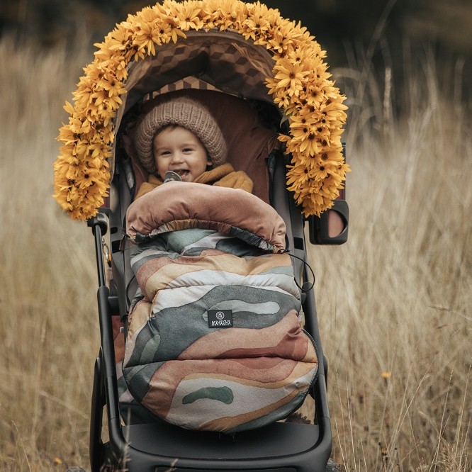 Makaszka Śpiworek Premium Rainbow Mountain 0-18m