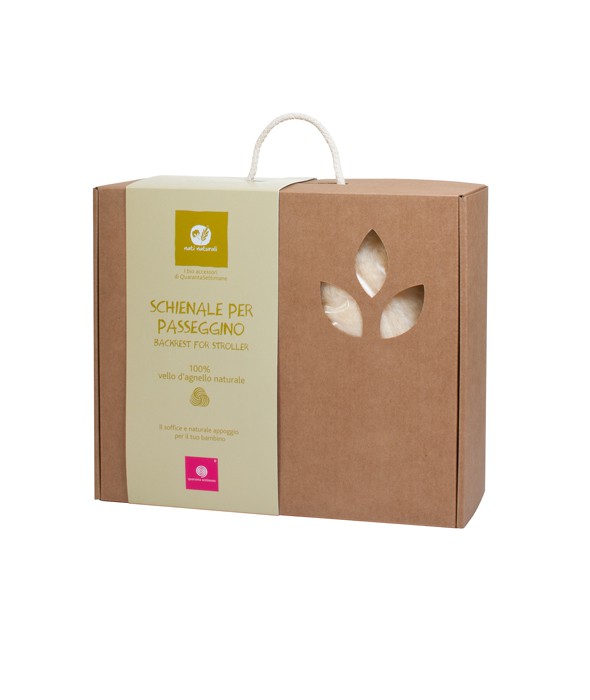 Wkładka z wełny jagnięcej NATI NATURALI do wózka | 0+