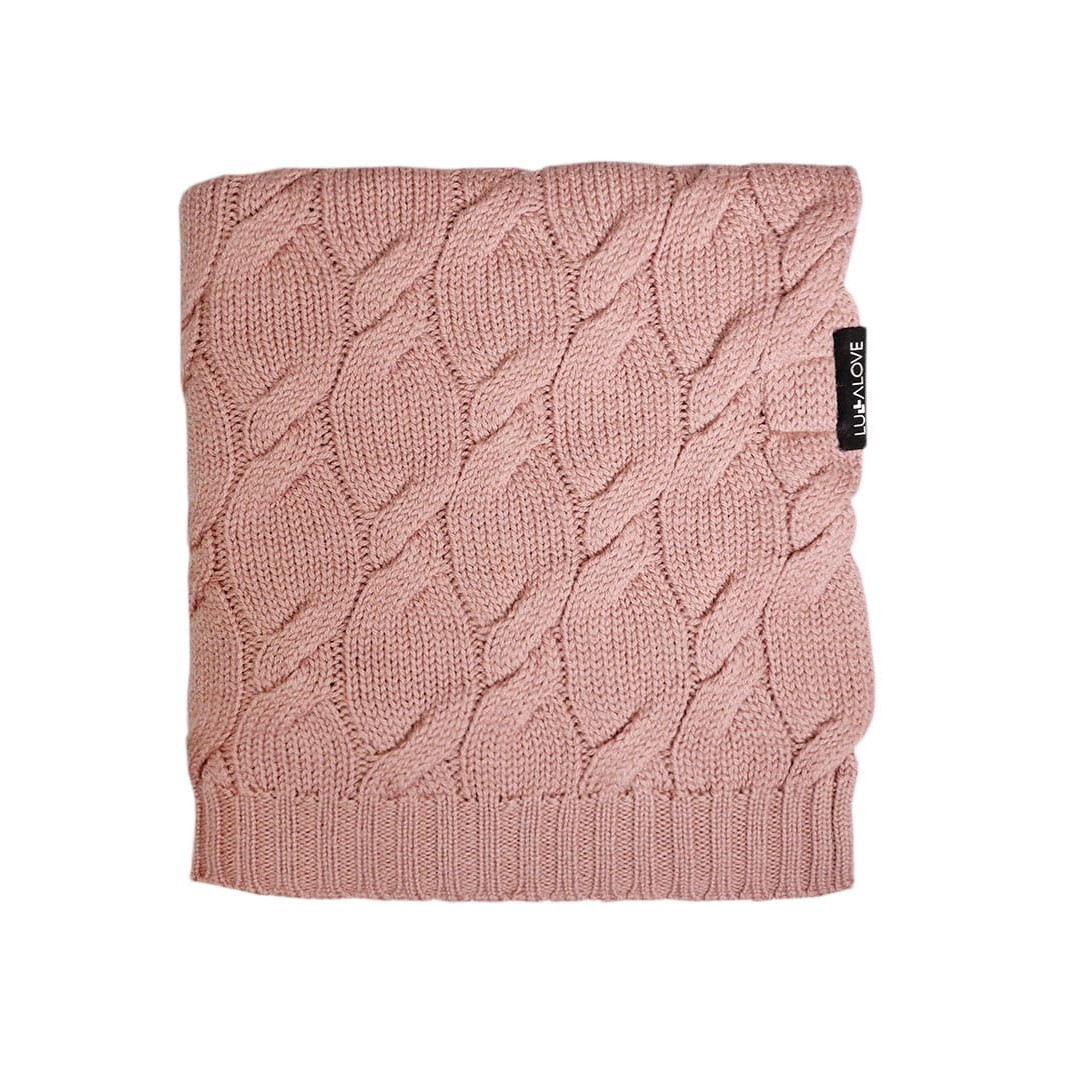 Lullalove Kocyk Merino PREMIUM Piwonia 0+