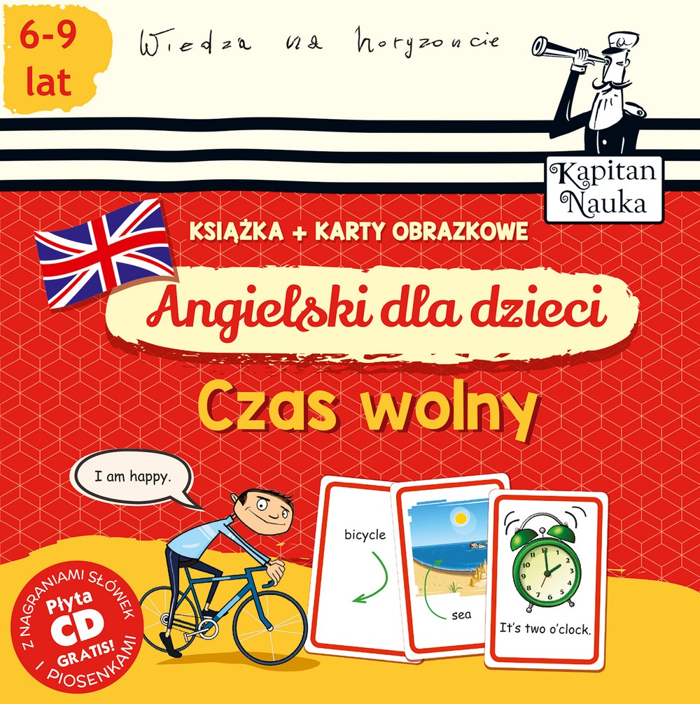 Angielski dla dzieci Czas wolny - Książka + Karty | 1-3 kl.