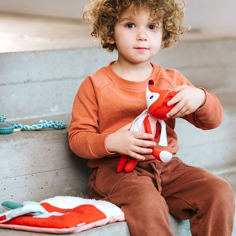 Lilliputiens, Torba lekarska z przytulanką i 6 akcesoriami Lisiczka Alice 18 m+