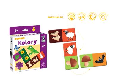 Kapitan Nauka Domino Kolory Gra Logiczna 3+