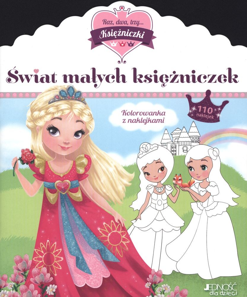 Kolorowanka z naklejkami Świat małych księżniczek 24 str. 3+