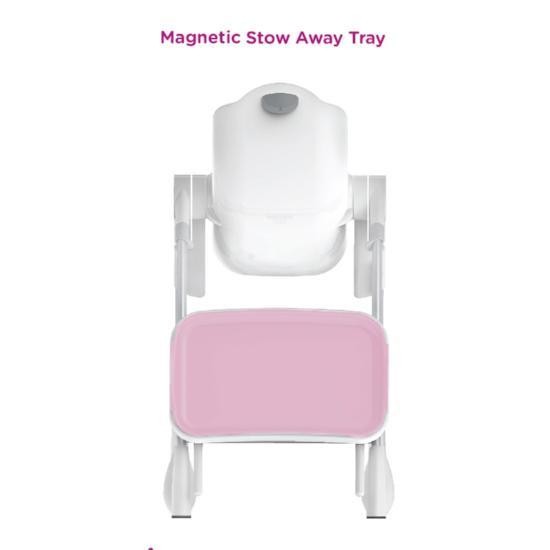 Oribel Krzesełko do karmienia Cocoon Różowe 0+