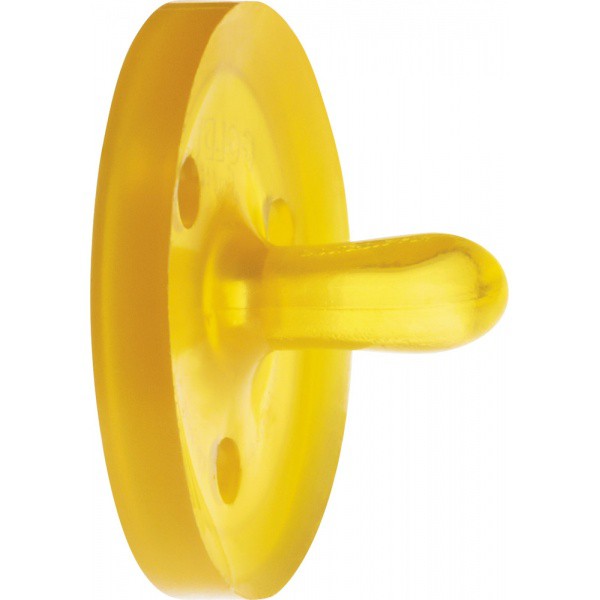 Smoczek uspokajacz Goldi z kauczuku 0 mcy XS | Fabryka Wafelków