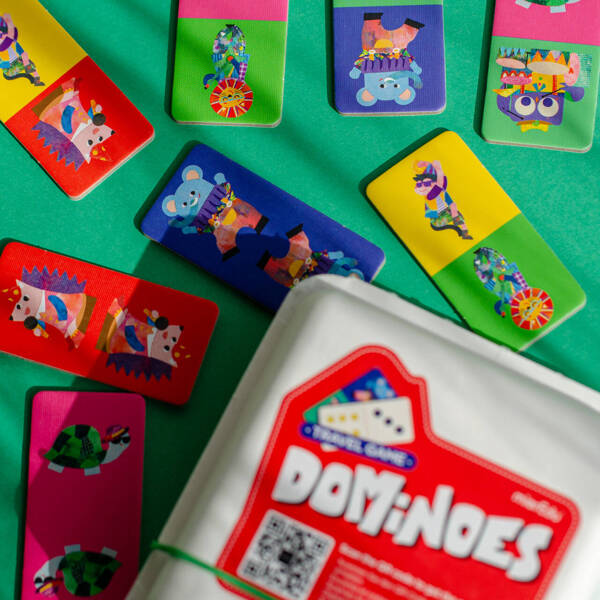 Mieredu Gra Podróżna Domino 3+ | Fabryka Wafelków