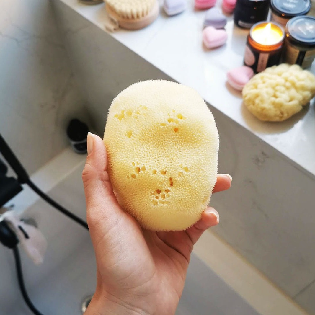 Lullalove Gąbka Fine Silk King Size - 100% naturalna