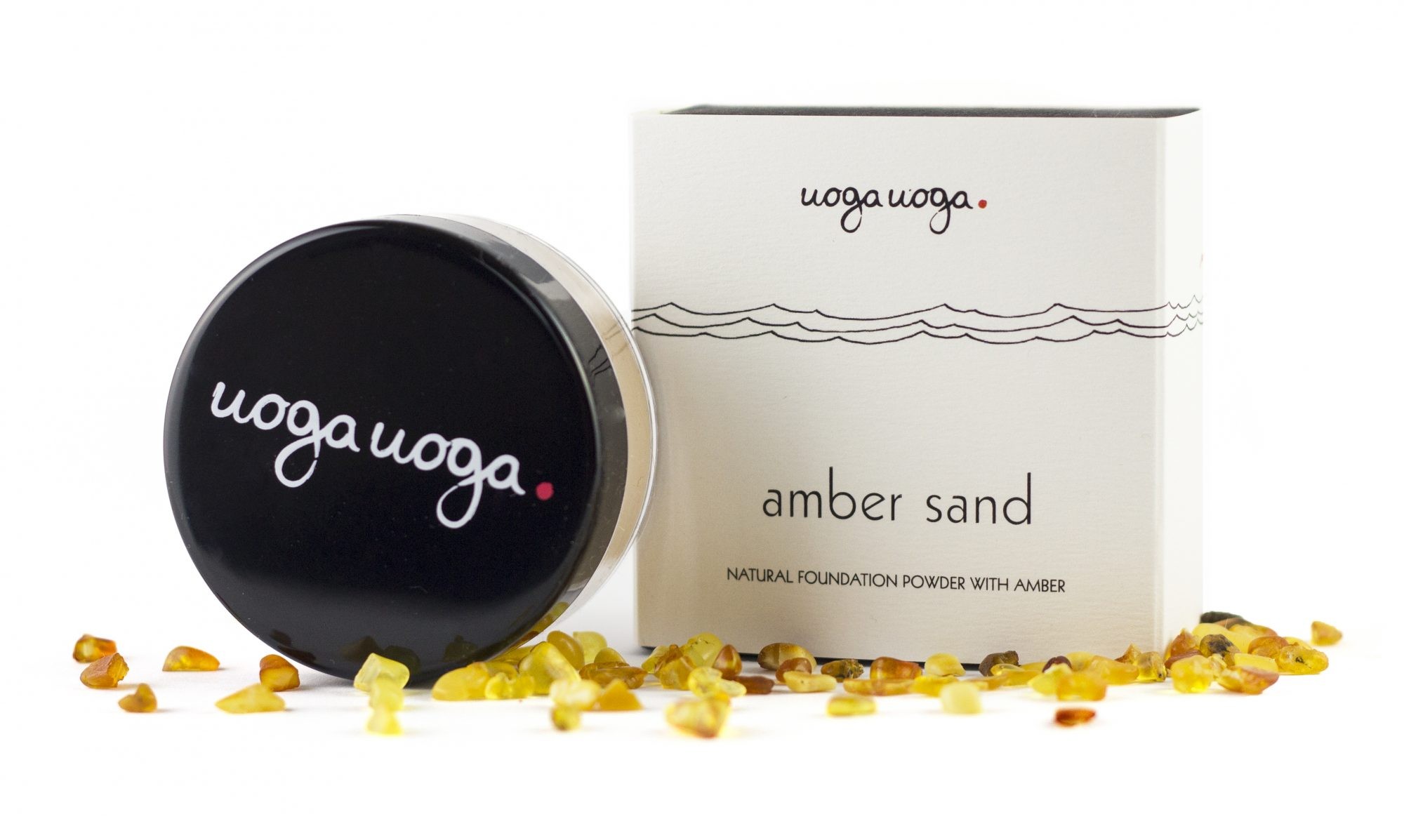 Uoga Uoga, Naturalny puder mineralny nr 637 AMBER SAND, 8g