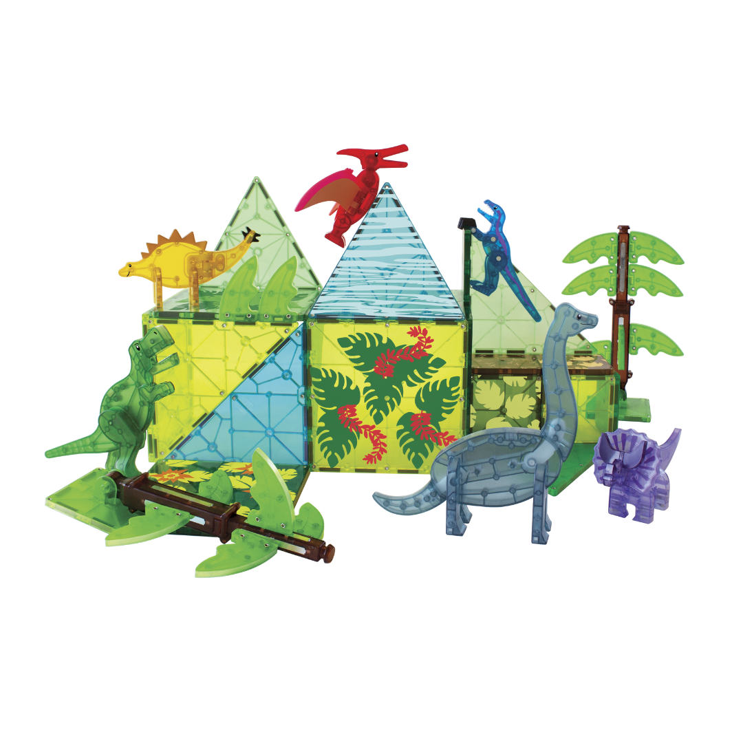 Magna-Tiles Dino World XL Klocki Magnetyczne 50 el. 3+