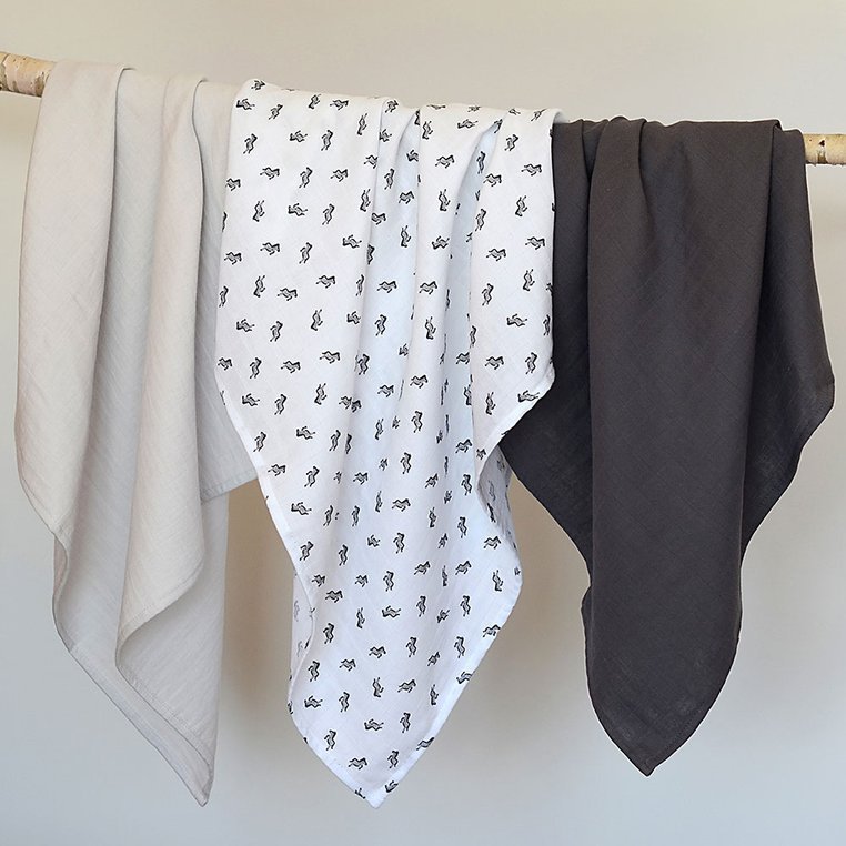 Beaba Muślinowe Pieluszki-Kocyki 70x70cm 3szt 0+