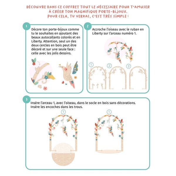 Auzou Zestaw DIY Stojak na Biżuterię 6+