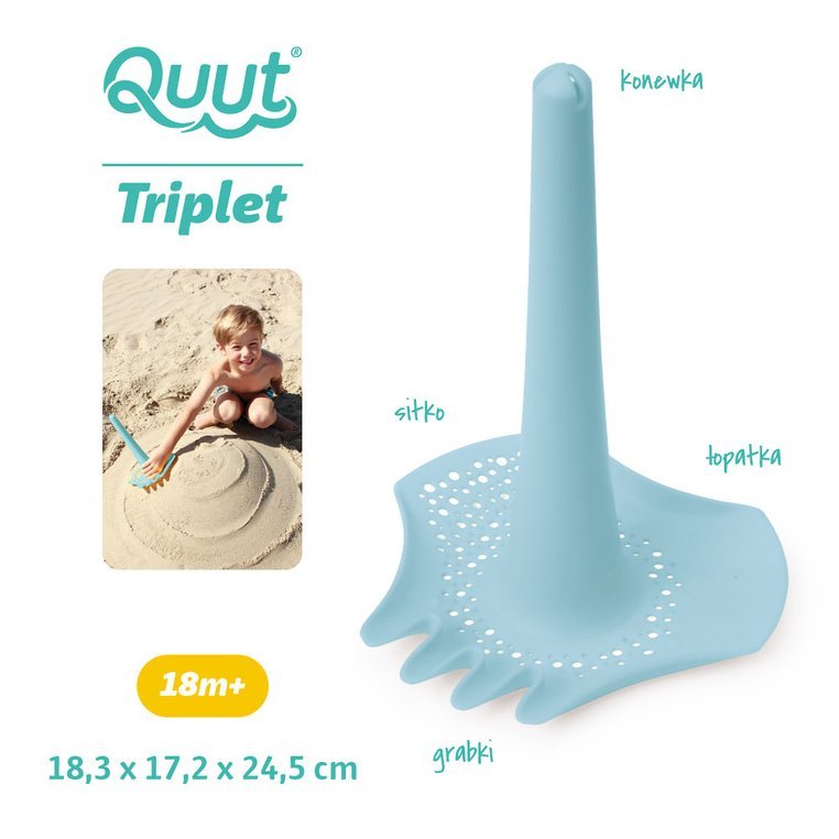 Quut Triplet Łopatka Wielofunkcyjna Vintage Blue 18m+