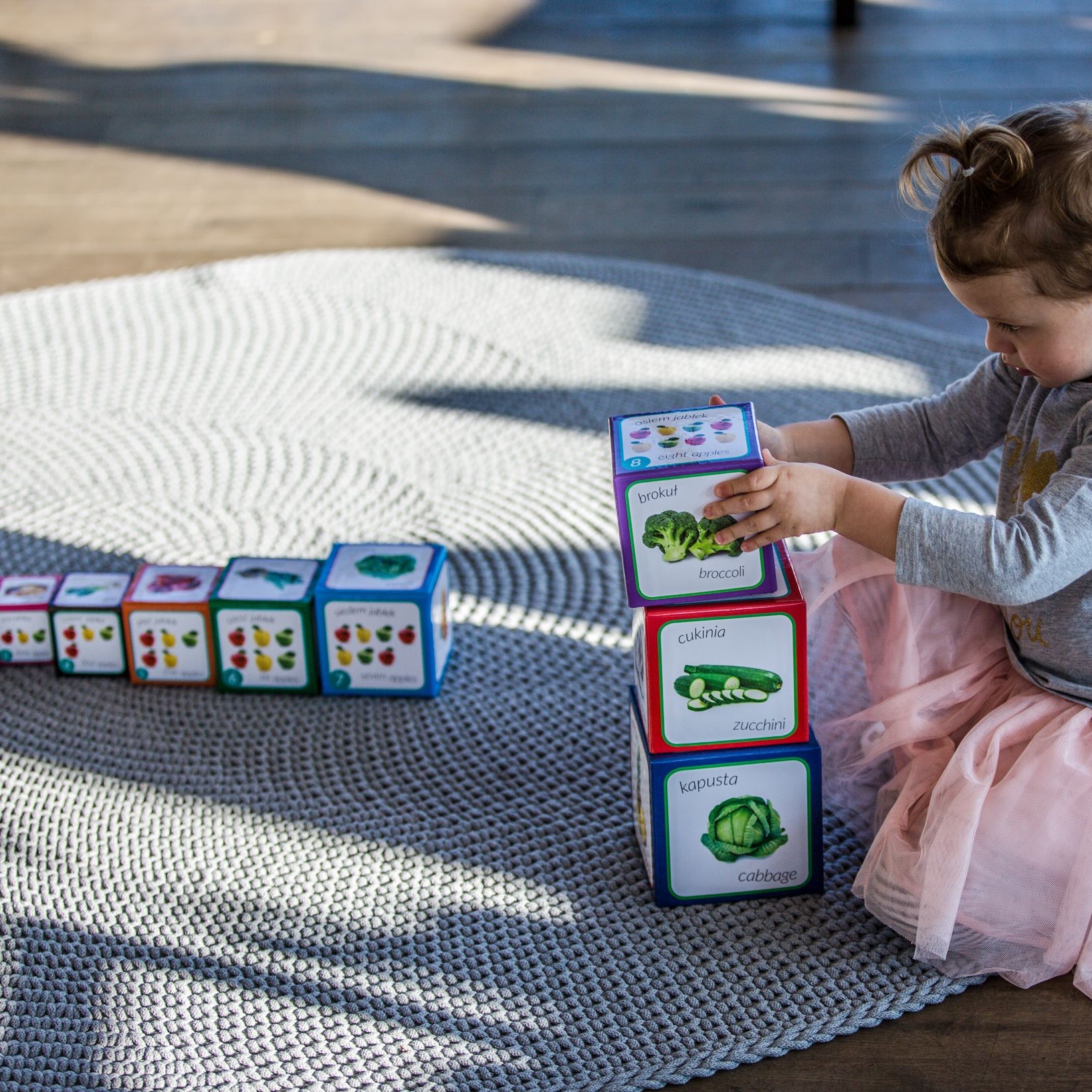 Piramida Zabaw Owoce i Warzywa 12el 1+