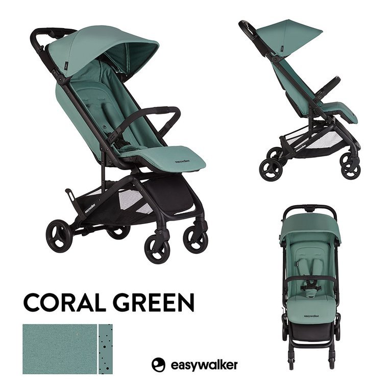 Easywalker Miley Wózek Spacerowy Coral Green 0+