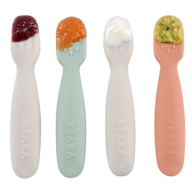 Beaba Łyżeczki-Gryzaki Silikonowe 2 szt. 4m+