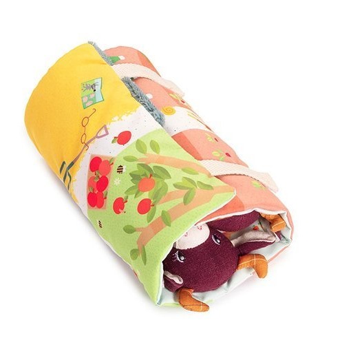 Lilliputiens Krówka Rosalie Przytulanki z Matą 2+ | Fabryka Wafelków