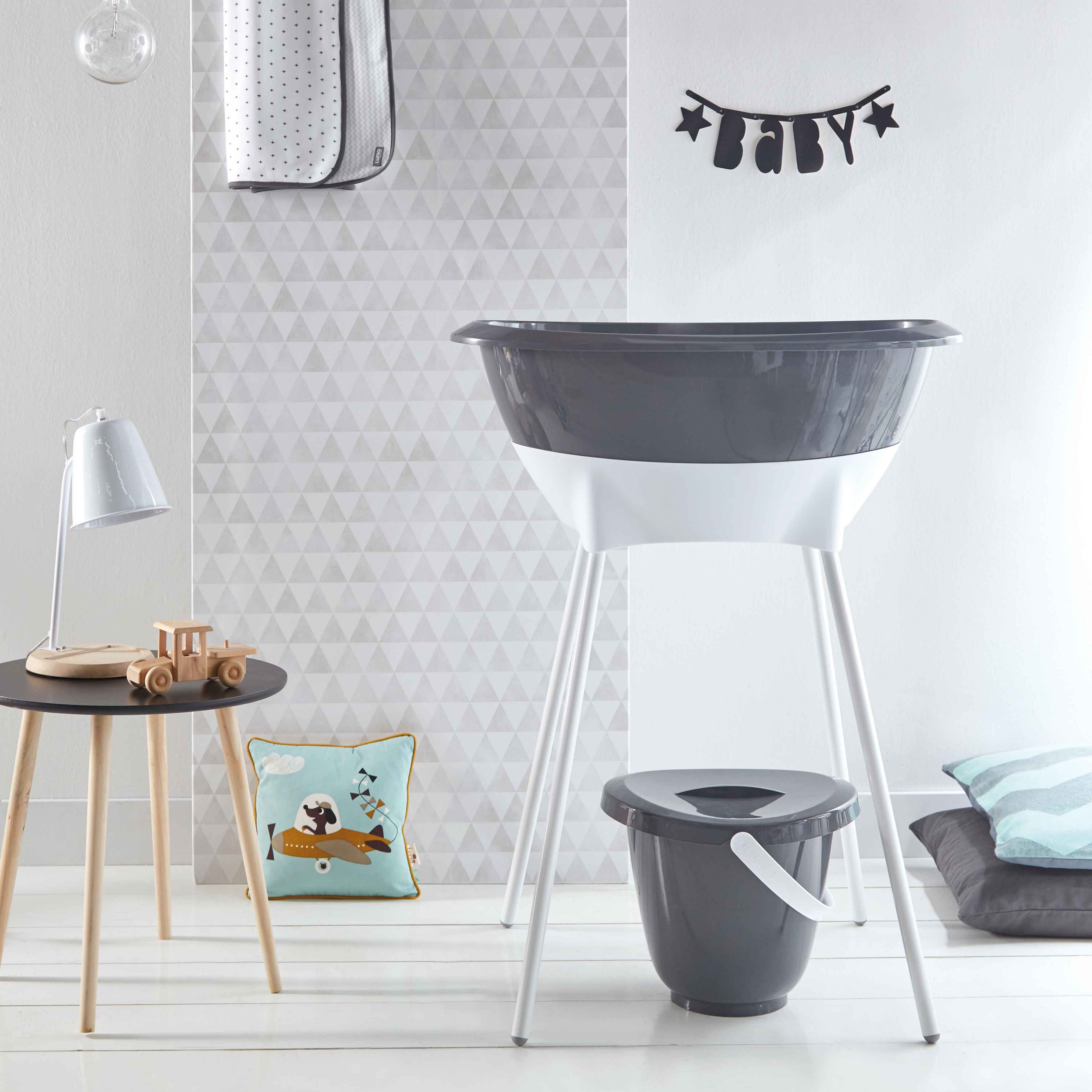 Luma Zestaw Kąpielowy 8 el. Dark Grey 0+