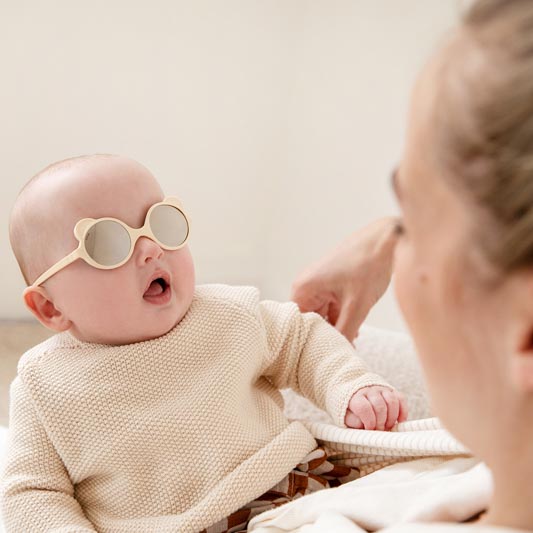 Ki ET LA Okulary Ours'on 0-1 Cream - Ochrona UV400