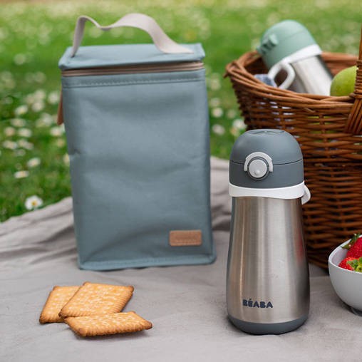 Beaba Bidon Termiczny 350 ml Mineral Grey 18m+