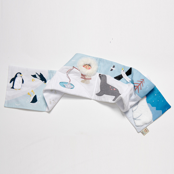 ThreadBear Design Książeczka Sensoryczna Snowy Friends 0+